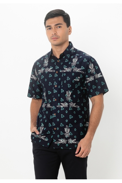 TUSCA MEN | Nuansa Batik Kemeja in Blue