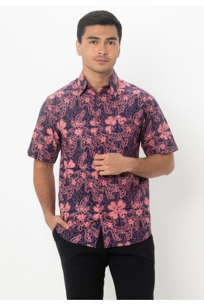 TUSCA MEN | Nuansa Batik Kemeja in Pink
