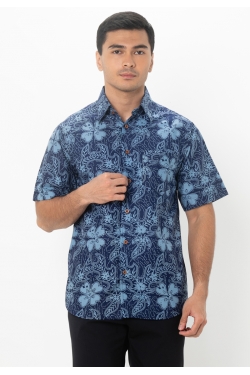 TUSCA MEN | Nuansa Batik Kemeja in Blue