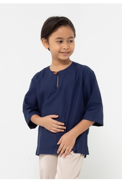 TUSCA KIDS | Alexander Kids Classic Kurta in Dark Blue