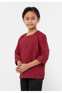 TUSCA KIDS | Alexander Kids Classic Kurta in Maroon