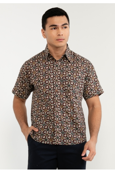 TUSCA MEN | Agra Kemeja in Brown TUSCA MEN | Agra Kemeja in Brown