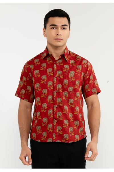 TUSCA MEN | Agra Kemeja in Red