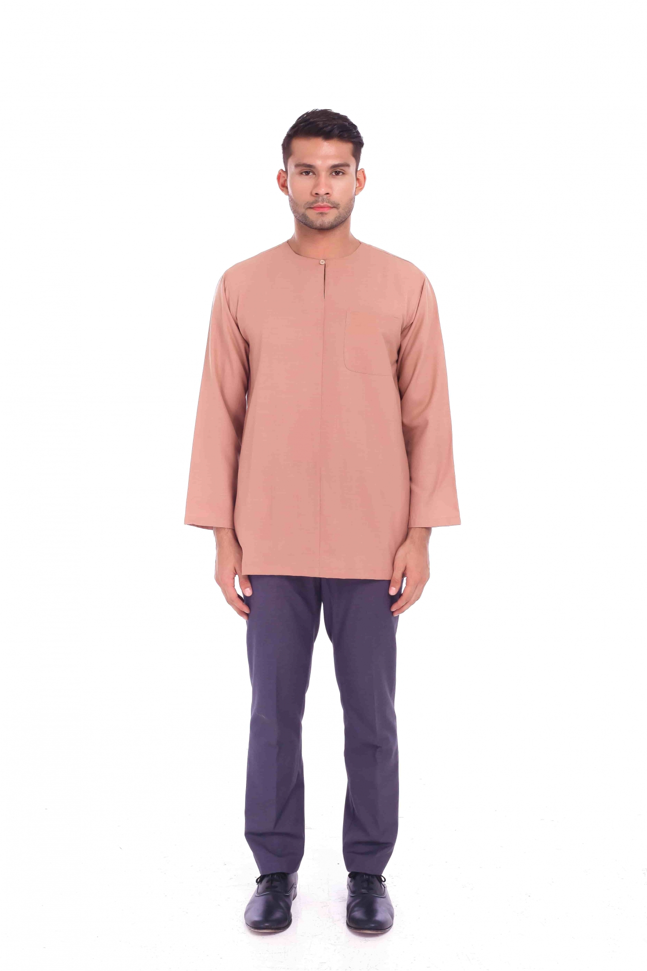 TUSCA TUSCA MEN Khalifa Classic Kurta in Camel Brown