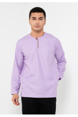 TUSCA MEN | Leon Long Sleeves Classic Kurta in Lilac