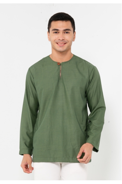 TUSCA MEN | Leon Long Sleeves Classic Kurta in Lime Green TUSCA MEN | Leon Long Sleeves Classic Kurta in Lime Green