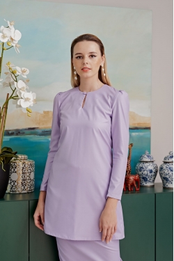 TUSCA WOMEN: Alia Kurung Pahang in Lilac